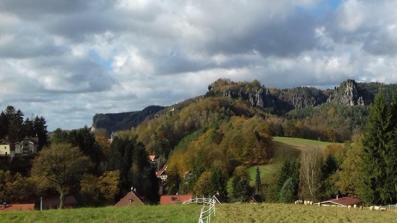 Ferienwohnung Zum Lilienstein Bad Schandau Exterior foto